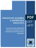 Algebra y Geometria Analitica