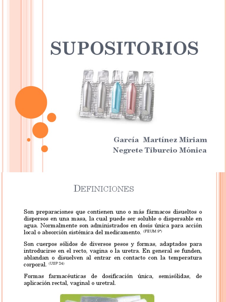 Supositorios_16021 | Prescription Drugs | Chemistry