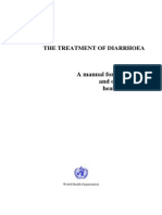 Who - The Treatment of Diarrhoea