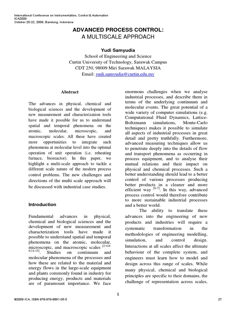 Advanced Process Control PDF Computer Simulation Mathematical Optimization