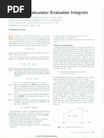 Handheld Calculator Evaluates Integrals - Kahan HPJ 1980-08