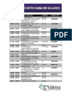 Horario Encontro