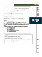 Task Manager: Purpose What's in The Template?