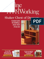 Shaker Chest Woodworking Plan
