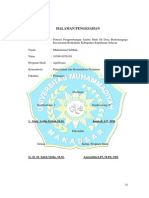 Pengesahan, Daftar Isi