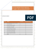 Nabh Standards For Small Healthcare Organisations: Satndards Summary