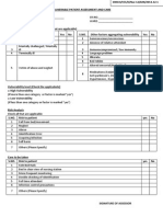 Vulnerable Patient Assessment Care