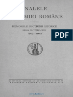Analele Academiei Române. Memoriile Secţiunii Istorice. Seria 3. Tomul 25 (1942-1943)
