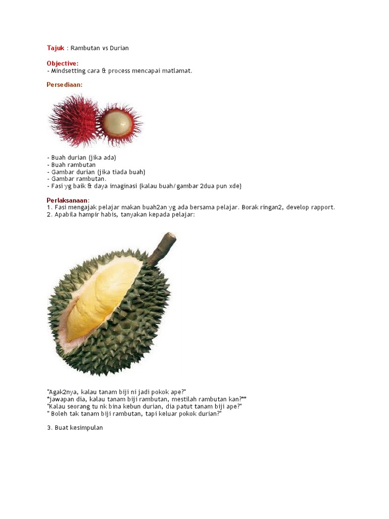 Cara tanam biji durian