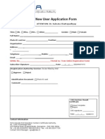 New User Application Form: ATTENTION: Dr. Subrata Chattopadhyay Personal Information