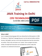 Java Training Institutes in Delhi | Java Training in Delhi