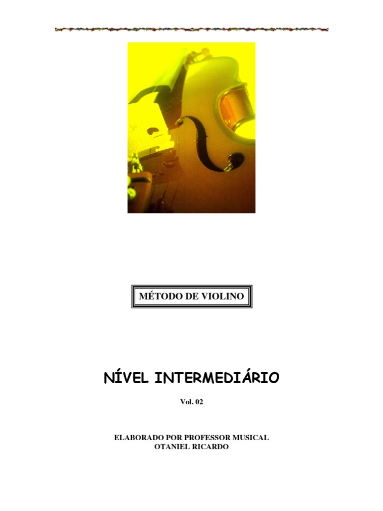 Método Intermediário de Violino Vol. 2 | PDF | Violino | Instrumentos ...