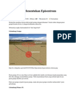 Bagaimana Menentukan Episentrum Gempa