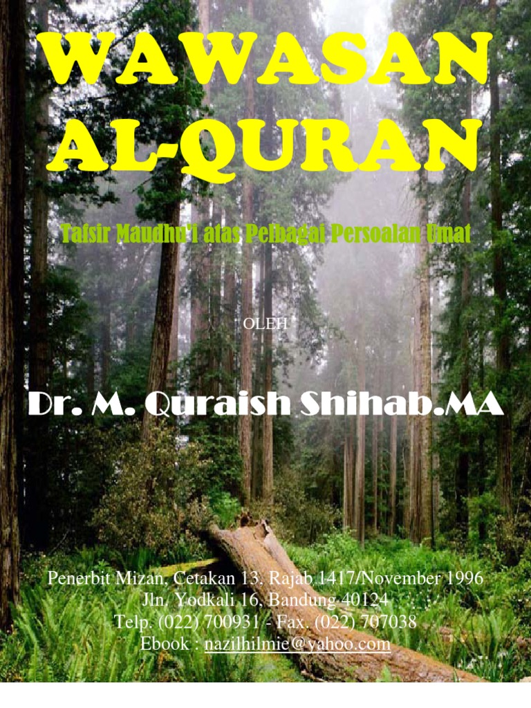 Wawasan Al Quran Dr M Quraish Shibab