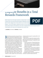 2013 Benefits Quarterly Employee Benefits Total Rewards Framework
