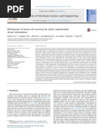 Mechanism of Heavy Oil Recovery by Cyclic Superheated Steam Stimulation