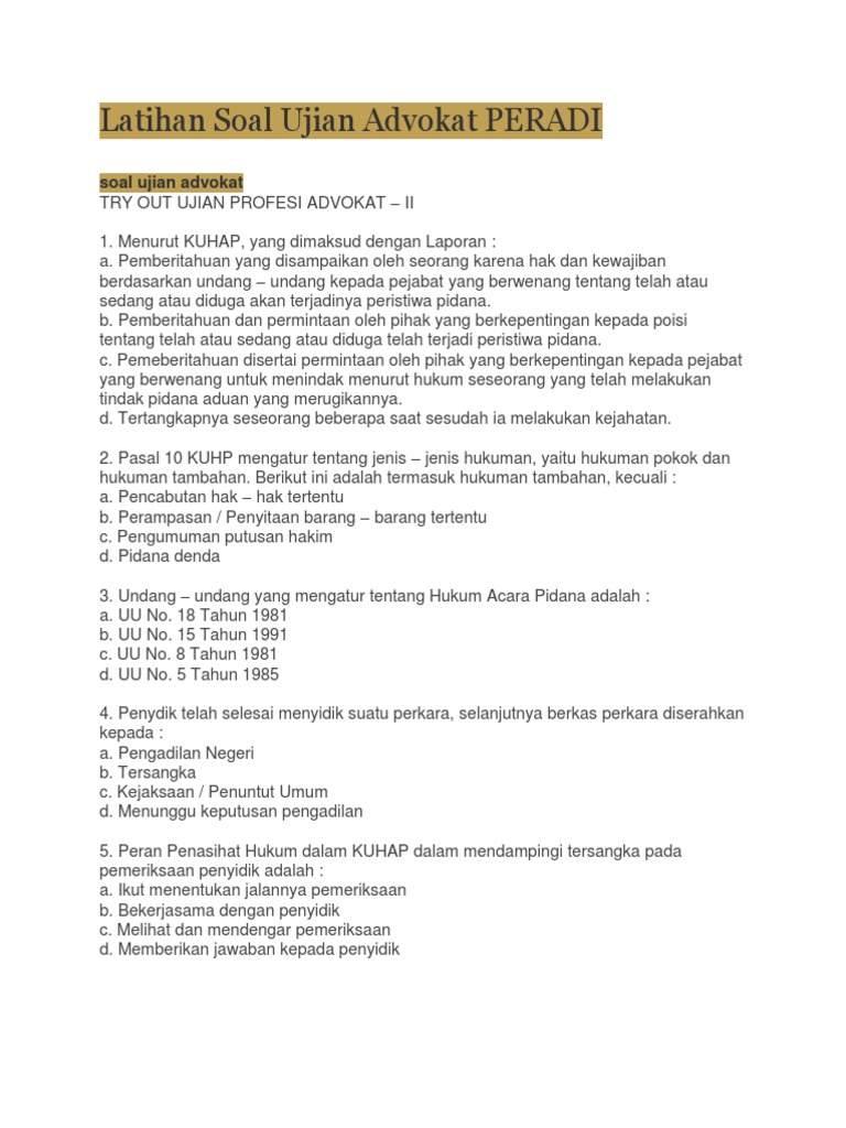 Kisi Kisi Ujian Advokat Pdf Guru Ilmu Sosial Kisi Kisi Ujian Advokat Pdf Guru Ilmu Sosial