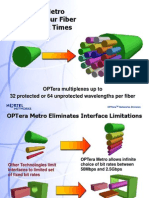 OPTera Metro Dense Wave Division Multiplexing Optical Networking