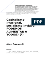 Capitalismo Irracional Adam Przeworski