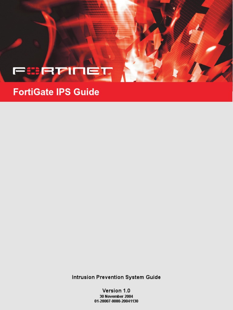 FortiGate IPS Guide | PDF | Transmission Control Protocol | Firewall ...