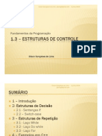 1 - 3 - Estruturas de Controle