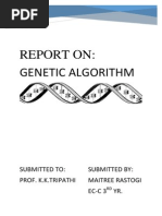 Download Genetic algorithm Seminar Report by maitreerastogi SN236359440 doc pdf