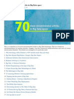 70 Most Recommended Articles in Big Data Space « Big Data Made Simple