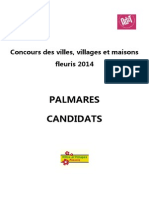 Palmares Candidats2014