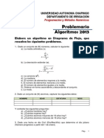 ProblemarioAlgoritmos 2013 ParteI PDF