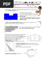 Ficha de Trabalho Sobre Areas e Perimetros