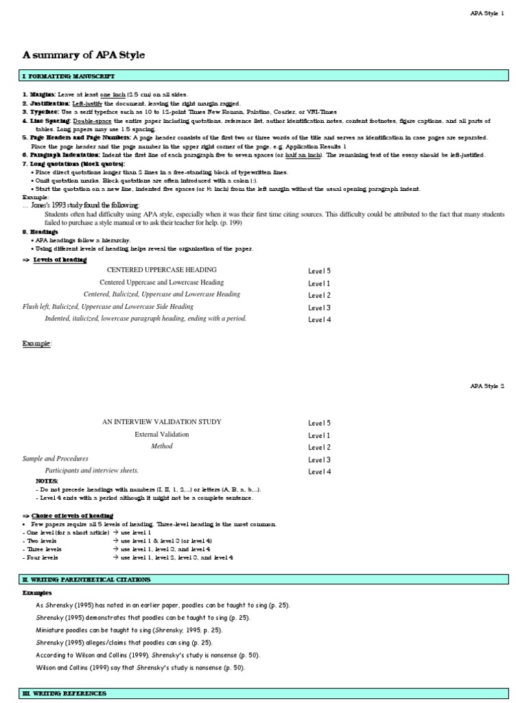 apa format short paper 109218
