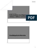 Enfermedades Neurologicas Debidas A Deficits Nutricionales