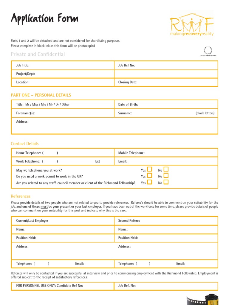 RF Application Form Race And Ethnicity In The United States Census
