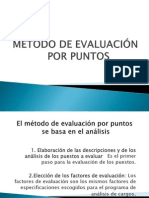 Metodo de Evaluacion Por Puntos