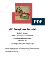 Gift Holder Template and Instructions Carla Brasher