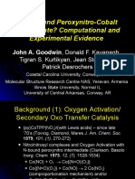 An N-Bound Peroxynitro-Cobalt Intermediate? Computational and Experimental Evidence