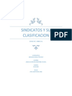 Sindicatos y Su Clasificacion