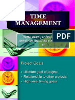 Time Management: Time Being Our Greatest Asets, We Must Be Concious of IT