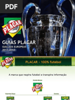 Guia PLACAR Europeus 2011e 2012