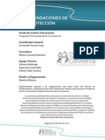 Medidas de Autoprotección para Víctimas de Conflicto Armado