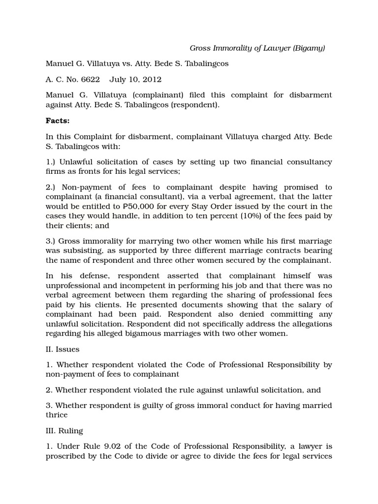 Cases On Legal Ethics Pdf Lawyer Bail