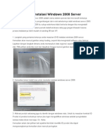 Tutorial Cara Instalasi Windows 2008 Server