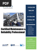 Certified Maintenance & Reliability Professional