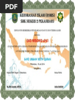Contoh sertifikat