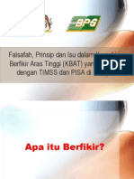 1 - Falsafah Prinsip Dan Isu Dalam KBAT