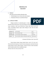 PERCOBAAN II Halogen PDF