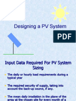 PV Off Grid Design