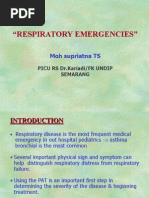 Respiratory Emergencies