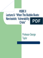 Hsbe Ii Lecture 8-"When The Bubble Busts: Narcissistic Vulnerability in Mid Life Crisis"