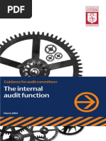 The Internal Audit Function